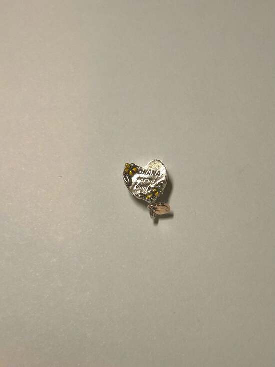 Disney Lilo & Stitch Ohana Series Heart Charm with Rose Gold Heart Dangle - Picture 2 of 6